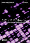 NEW GENETICS AND SOCIETY杂志封面